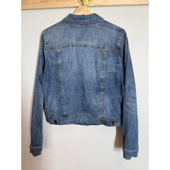 Women's KUT from the Kloth Medium Wash Denim Blue Jean Jacket Size XL - Picture 6 of 7